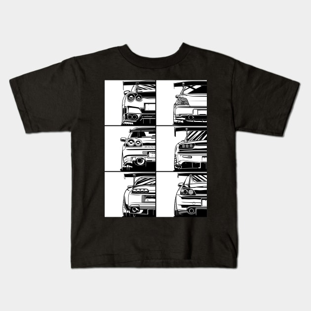 JDM Style Kids T-Shirt by Markaryan